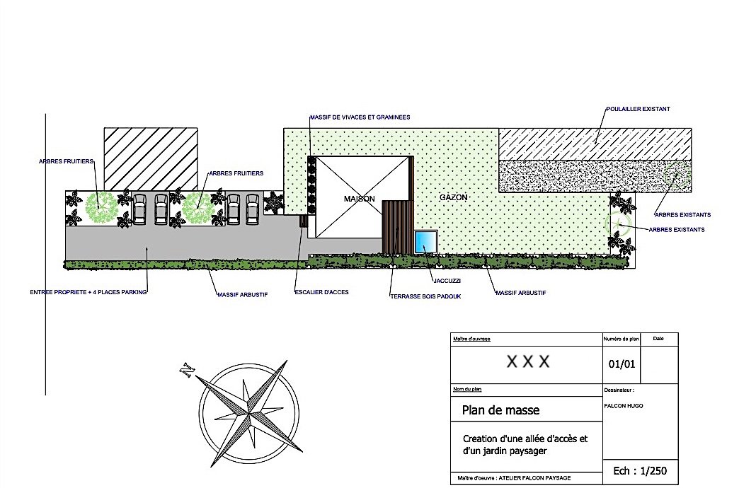 - Plan masse Autocad -